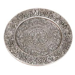 Soapstone & Recycled Metal Candle Plates - Wholesale