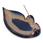 Shoyeido Handcrafted Pottery Incense Holders - Leaf - Wholesale