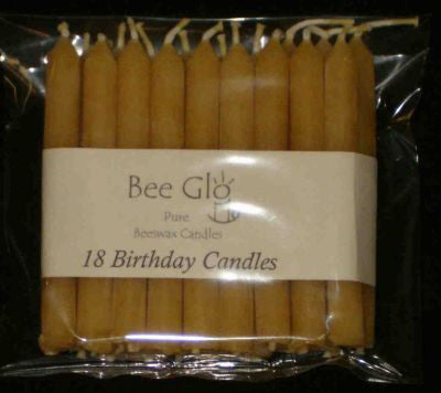 Soul Scents Beeswax Candles - 18 Birthday Candles - Wholesale