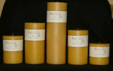 Soul Scents Beeswax Candles - Smooth Pillars - Wholesale